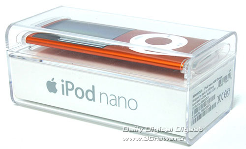 Apple iPod nano 4G. Упаковка